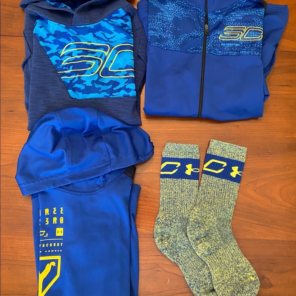 Lot of under Armour Steph Curry Items